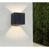Aplica Exterior Techstar® LED Light CUBE , Putere 6W, A+, Rezistenta la Apa si Praf, Alb Rece, 6000K, Aluminiu, Negru - 13