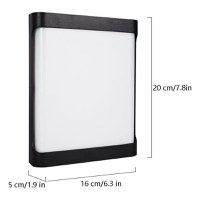 Aplica Exterior Techstar® LED Light EX10 , Putere 20W, A++, Rezistenta la Apa si Praf, Alb Cald, 3000K, Plastic ABS - 7