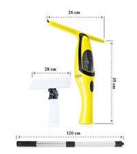 Aspirator geamuri cu acumulator Li-Ion 2000mAh, telescopic max 120cm - 5