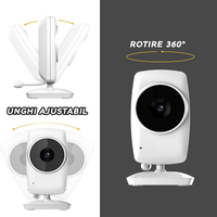 Baby Monitor pentru bebelusi,Sistem Monitorizare Video si Audio Wireless, Raza 300 m, Ecran de 3,2 inch, temperatura - 11