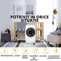 Baby Monitor pentru bebelusi,Sistem Monitorizare Video si Audio Wireless, Raza 300 m, Ecran de 3,2 inch, temperatura - 9