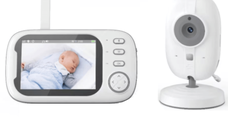 Baby Monitor si Camera Audio-Video Wireless Pentru Supravegherea Copilului RoHs® SPY HappyKID Ecran HD XXL 3.2 Inch LCD