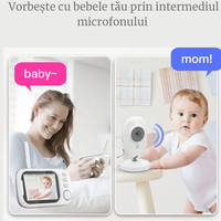 Baby Monitor si Camera Audio-Video Wireless Pentru Supravegherea Copilului RoHs® SPY HappyKID Ecran HD XXL 3.2 Inch LCD - 21