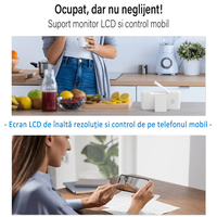 Baby Monitor WiFi 2in1 cu Camera Audio-Video Multi View, UltraHD/5” Night Vision, Aplicatie Telefon, Rotire 355°/90° - 7