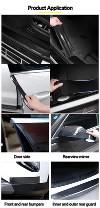 Banda Adeziva Carbon pentru Protectie si Tuning, Interior sau Exterior Auto, 5x500cm, Negru - 9