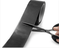 Banda Adeziva Carbon pentru Protectie si Tuning, Interior sau Exterior Auto, 5x500cm, Negru - 3