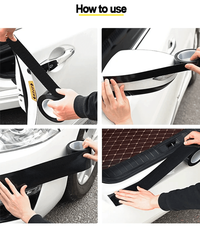 Banda Adeziva Carbon pentru Protectie si Tuning, Interior sau Exterior Auto, 5x500cm, Negru - 10