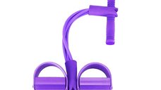 Banda elastica multifunctionala cu suport pentru picioare perfecta pentru tonifiere brate, abdomen, piept,