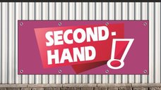 Banner MEDIA, Second hand model 1, 200 x 80 cm