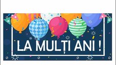 Banner PERSONALIZAT MEDIA, La multi ani model 1, dimensiune 150 x 60 cm