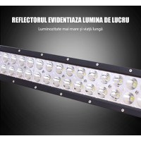 Bara Proiectoare LED Auto Offroad Techstar® PNG1, 36W, 12V-24V, 6000 K, 3500 Lumeni, IP 67, 17 Cm, Flood Beam 60° Cu - 8