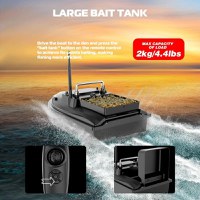 Barca Nadit si Momit iUni V050, 500m, 2kg, 5200mAh, 10km/h, Telecomanda 2.4GHz - 10