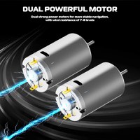 Barca Nadit si Momit iUni V050, 500m, 2kg, 5200mAh, 10km/h, Telecomanda 2.4GHz - 1