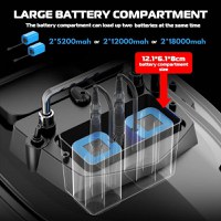 Barca Nadit si Momit iUni V050, 500m, 2kg, 5200mAh, 10km/h, Telecomanda 2.4GHz - 9