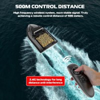 Barca Nadit si Momit iUni V050, 500m, 2kg, 5200mAh, 10km/h, Telecomanda 2.4GHz - 6