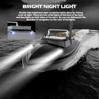 Barca Nadit si Momit iUni V050, 500m, 2kg, 5200mAh, 10km/h, Telecomanda 2.4GHz - 2