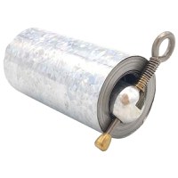 Baston extensibil automat autoaparare IdeallStore®, Training Turf, metal, 145 cm, argintiu - 5