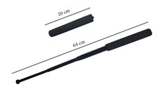 Baston telescopic, 64 cm, maner burete, negru