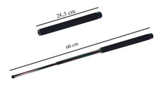 Baston telescopic 65 cm, rainbow, cadou spray NATO 60 ml