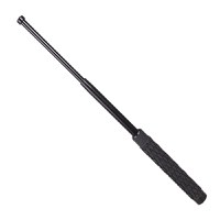 Baston telescopic din otel, negru, 60 cm, 3 sectiuni, husa cadou - 1