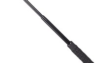 Baston telescopic din otel, negru, 60 cm, 3 sectiuni, husa cadou