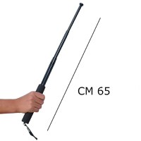 Baston telescopic, IdeallStore®, 65 cm, maner burete, negru - 2