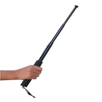 Baston telescopic, IdeallStore®, 65 cm, maner burete, negru - 1