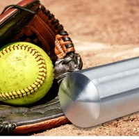 Bata de baseball IdeallStore®, aluminiu, 80 cm, argintiu - 4