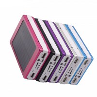 Baterie externa - Power Bank MRG P-187, 20000mAh, Incarcare Solara, Lanterna 20 LED - 1