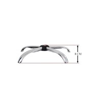 Baza metalica pentru scaun directorial, 58 cm, argintie - 3