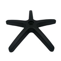 Baza pentru scaun directorial, plastic, 48 cm, neagra - 4