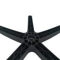 Baza pentru scaun directorial, plastic, 48 cm, neagra - 6