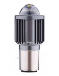 Bec LED BA20D (H6) pentru far moto, Atv, scuter, putere 15W, luminozitate 1200 Lm, 12V BA20D-15W - 2