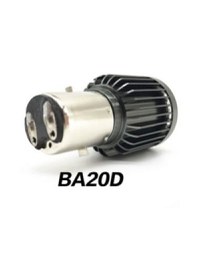 Bec LED BA20D (H6) pentru far moto, Atv, scuter, putere 15W, luminozitate 1200 Lm, 12V BA20D-15W - 5