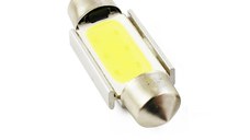 Bec LED COB C5W, 36 mm, CAN-BUS, 200 lm, 12V, Xenon White ~6000k, latime 12 mm