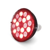 Bec terapeutic cu lumina infrarosie GlowforHome, vindecare leziuni, 18 LED-uri 660 nm, 850nm infrarosu, dulie E27, negru - 15