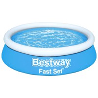 Bestway Piscina gonflabila Fast Set, albastru, 183x51 cm, rotunda - 2