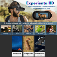 Binoclu digital night vision 300m, Full HD, zoom digital 8x - NV8160 - 6