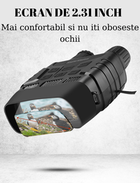 Binoclu digital pentru vanatoare, night vision 300m, inregistrare video, zoom reglabil - 8
