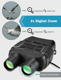 Binoclu digital pentru vanatoare, night vision 300m, inregistrare video, zoom reglabil - 6