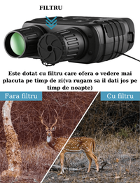 Binoclu digital pentru vanatoare, night vision 300m, inregistrare video, zoom reglabil - 7