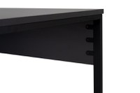 Birou de studiu, Hanah Home, pal melaminat, antracit si negru, 240x60x74 cm - 6
