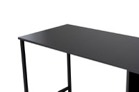 Birou de studiu, Hanah Home, pal melaminat, antracit si negru, 240x60x74 cm - 8