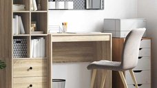 Birou modern din stejar Sonoma, dimensiuni 80 x 40 x 76 cm