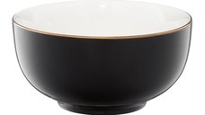 Bol mic 14cm, portelan, negru, AMBITION Royal
