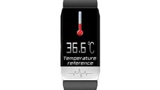 Bratara Fitness Techstar® T1S, ECG, Puls, Oxigenarea Sangelui, Temperatura Corpului, Bluetooth, Sedentarism
