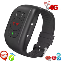 Bratara inteligenta 4G cu buton de panica pentru varstnici, Ceas Smart GPS pentru seniori cu buton SOS, monitorizare - 7