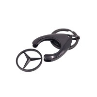 Breloc de chei IdeallStore, Black Mercedes, 7.5 cm, metal, negru - 5