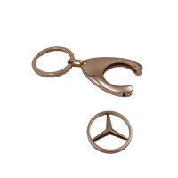 Breloc de chei IdeallStore, Gold Mercedes, 7.5 cm, metal, auriu - 4