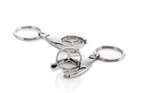 Breloc de chei IdeallStore, Silver Mercedes, 7.5 cm, metal, argintiu - 5